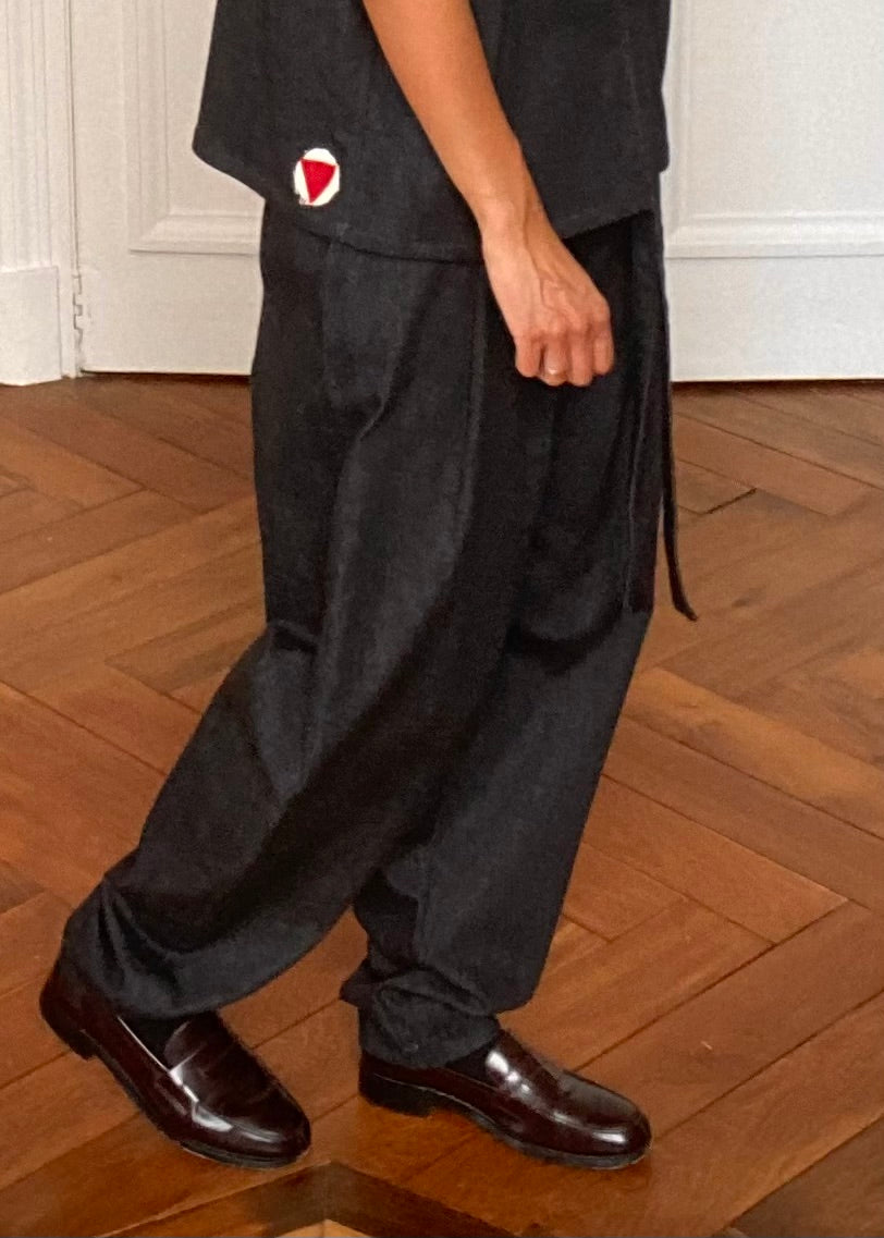 Pantalon black denim deux pinces