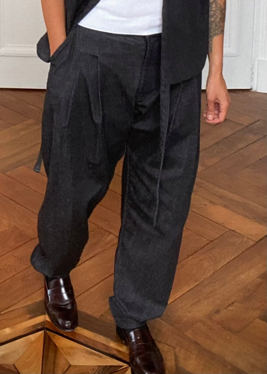 Pantalon black denim deux pinces