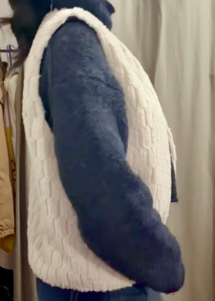 Gilet sans manche en fourrure