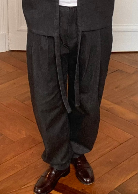 Pantalon  black denim deux pinces