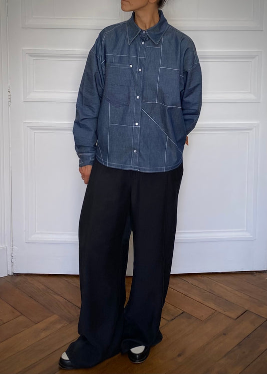 Chemise chambray