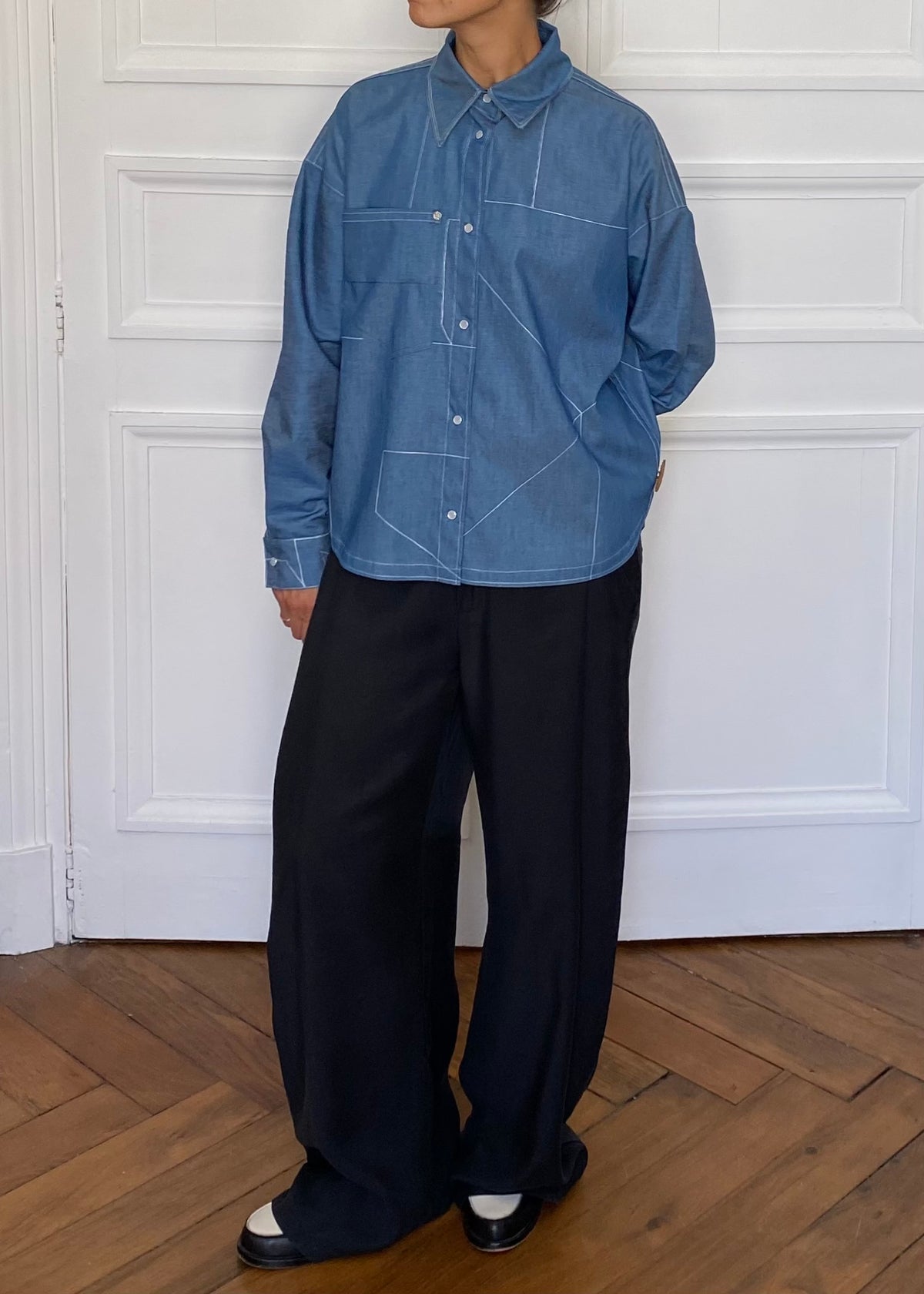 Chemise chambray