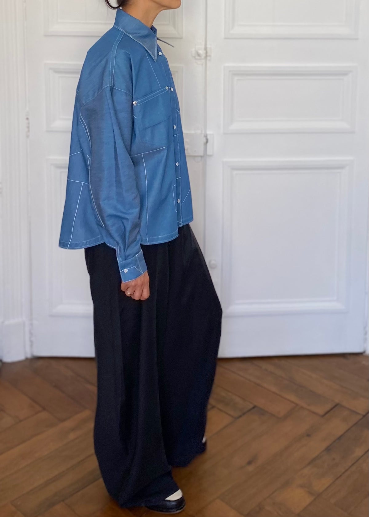 Chemise chambray
