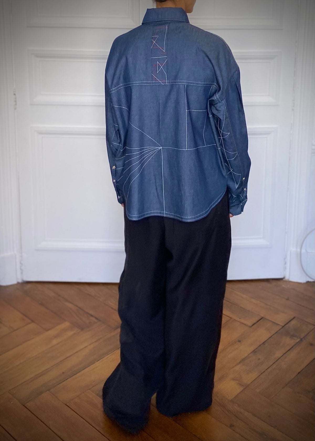 Chemise chambray
