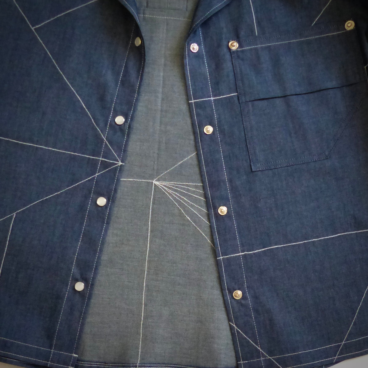 Chemise chambray